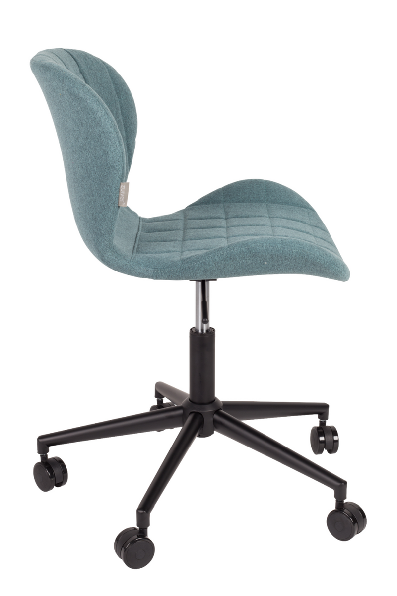 Oxideren gordijn gevechten Blue Upholstered Bucket Office Chair | Zuiver OMG | Dutch Furniture –  DUTCHFURNITURE.COM