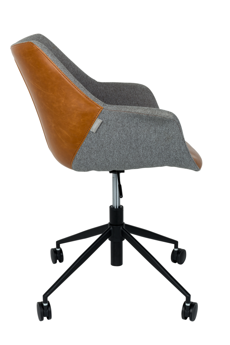 Score Afscheiden afwijzing Vintage Brown Leather Office Chair | Zuiver Doulton | Dutch Furniture –  DUTCHFURNITURE.COM