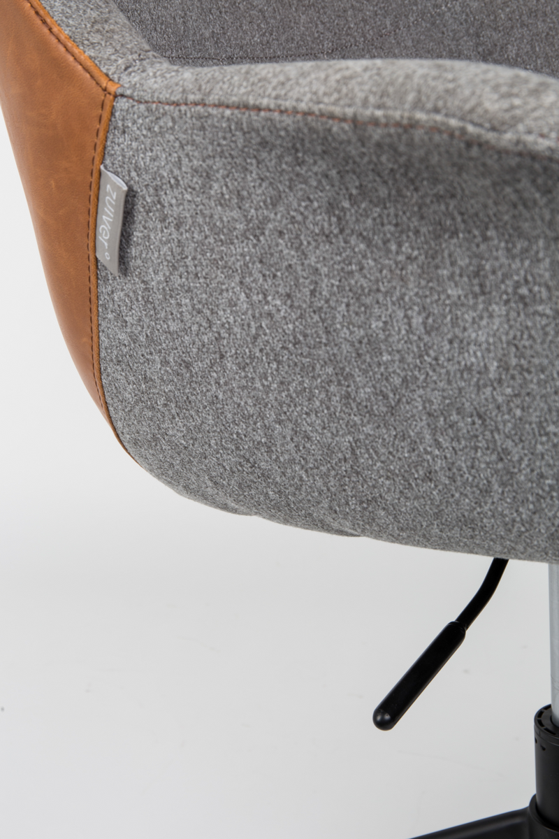 Score Afscheiden afwijzing Vintage Brown Leather Office Chair | Zuiver Doulton | Dutch Furniture –  DUTCHFURNITURE.COM