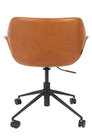 Brown Leather Butterfly Office Chair | Zuiver Nikki | DutchFurniture.com