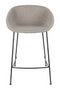 Gray Upholstered Counter Stools (2) | Zuiver Feston | Dutchfurniture.com