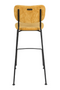 Yellow Upholstered Barstools (2) | Zuiver Benson | DutchFurniture.com