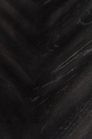 Rectangular Black Herringbone Dining Table (S) | Zuiver Seth | DutchFurniture.com