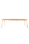 Extendable Natural Wood Dining Table (L) | Zuiver Glimps | DutchFurniture.com