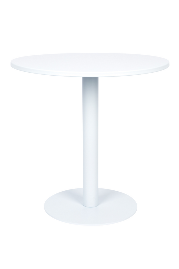 White Pedestal Garden Table | Zuiver Metsu | DutchFurniture.com