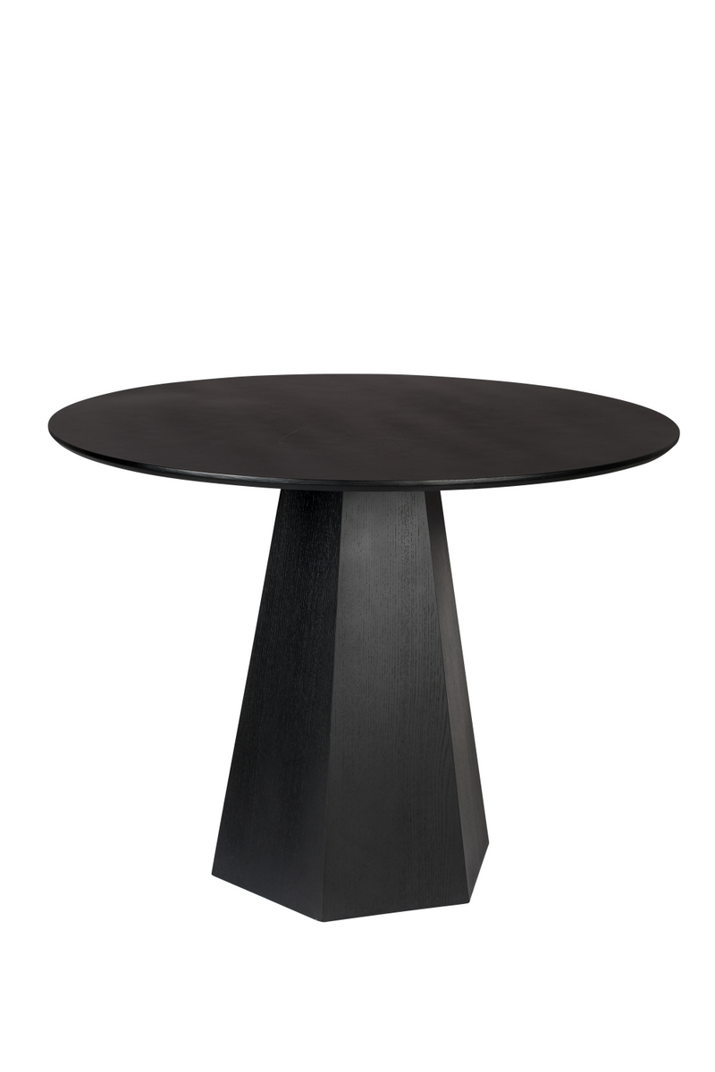 Round Black Dining Table | Zuiver Pilar | Dutchfurniture.com