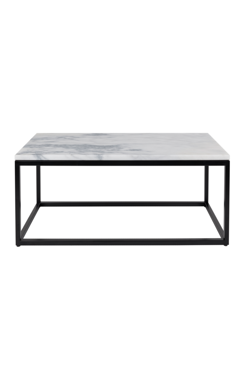 Rectangular White Marble Coffee Table | Zuiver Power | Dutchfurniture.com