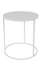Round White Tile End Table | Zuiver Glazed | DutchFurniture.com