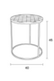 Round White Tile End Table | Zuiver Glazed | DutchFurniture.com