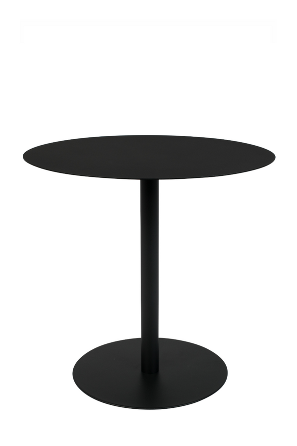 Round Black End Table (S) | Zuiver Snow | DutchFurniture.com