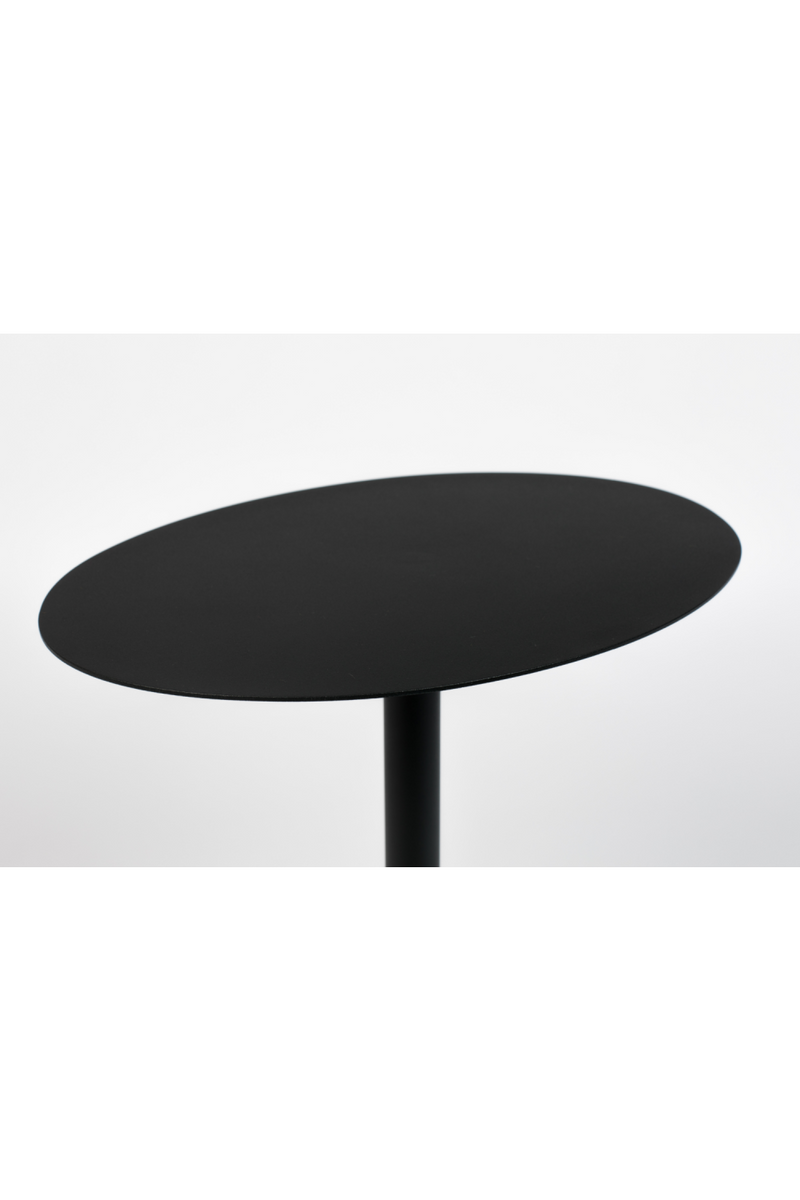 Oval Black End Table | Zuiver Snow | DutchFurniture.com