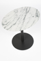 Oval White Marble End Table | Zuiver Snow | OROA TRADE