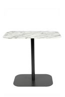 Rectangular White Marble End Table | Zuiver Snow | DutchFurniture.com