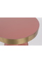 Pink Enamel Sculptural Side Table | Zuiver Glam | OROA TRADE