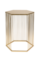 Hexagonal Gold Side Table | Zuiver Queenbee