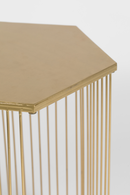 Hexagonal Gold Side Table | Zuiver Queenbee