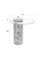 Round Terrazzo Base Side Table | Zuiver Rosalina | Oroatrade