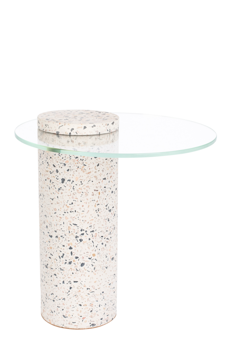 Round Terrazzo Base Side Table | Zuiver Rosalina | Oroatrade