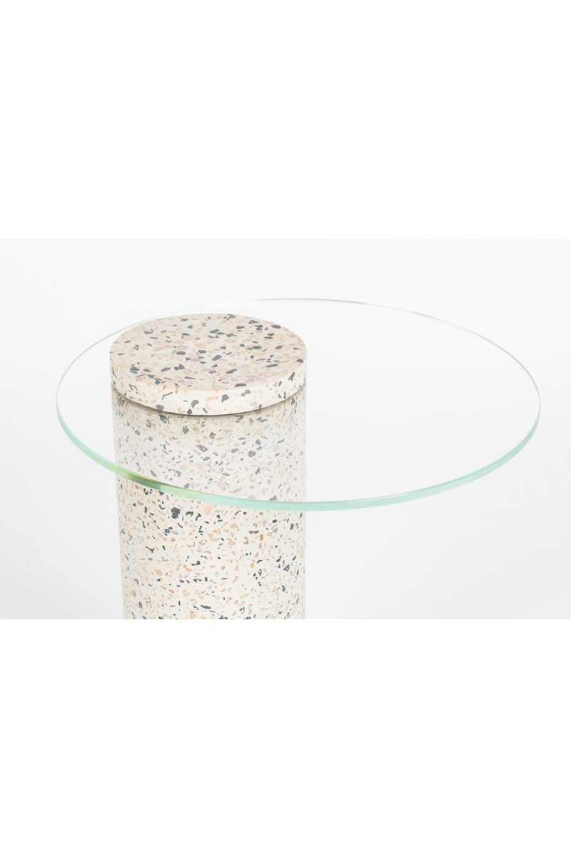Round Terrazzo Base Side Table | Zuiver Rosalina | Oroatrade