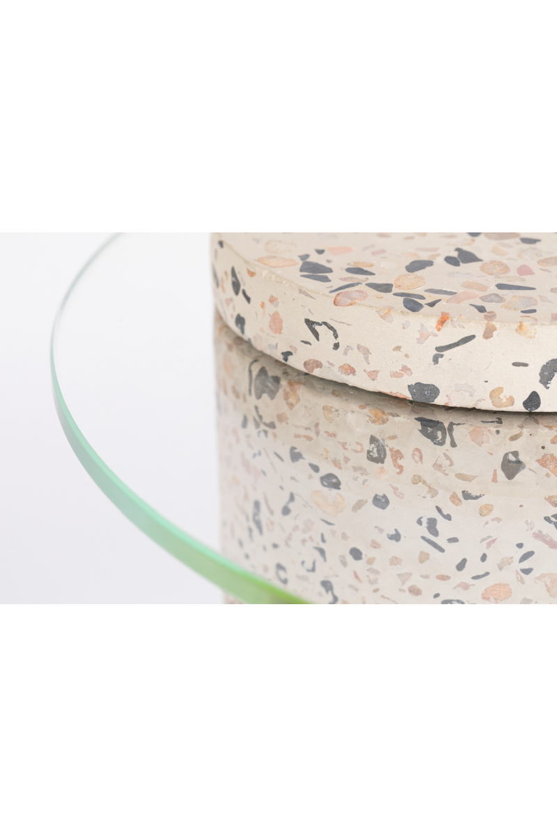Round Terrazzo Base Side Table | Zuiver Rosalina | Oroatrade