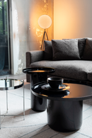 Round Black Coffee Table | Zuiver Shiny Bomb | Dutchfurniture.com