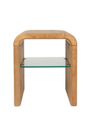 Oak Curved Side Table | Zuiver Brave | Dutchfurniture.com