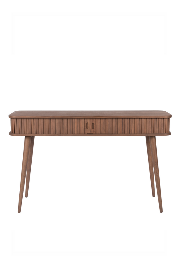 Walnut Wooden Console Table | Zuiver Barbier | DutchFurniture.com
