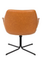 Brown Leather Butterfly Swivel Chair | Zuiver Nikki | OROA TRADE