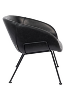 Black Leather Lounge Chair | Zuiver Feston | Dutchfurniture.com