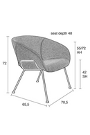 Black Leather Lounge Chair | Zuiver Feston | Dutchfurniture.com
