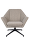 Gray Upholstered Lounge Chair | Zuiver Uncle Jesse | Dutchfurniture.com