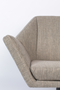 Gray Upholstered Lounge Chair | Zuiver Uncle Jesse | Dutchfurniture.com
