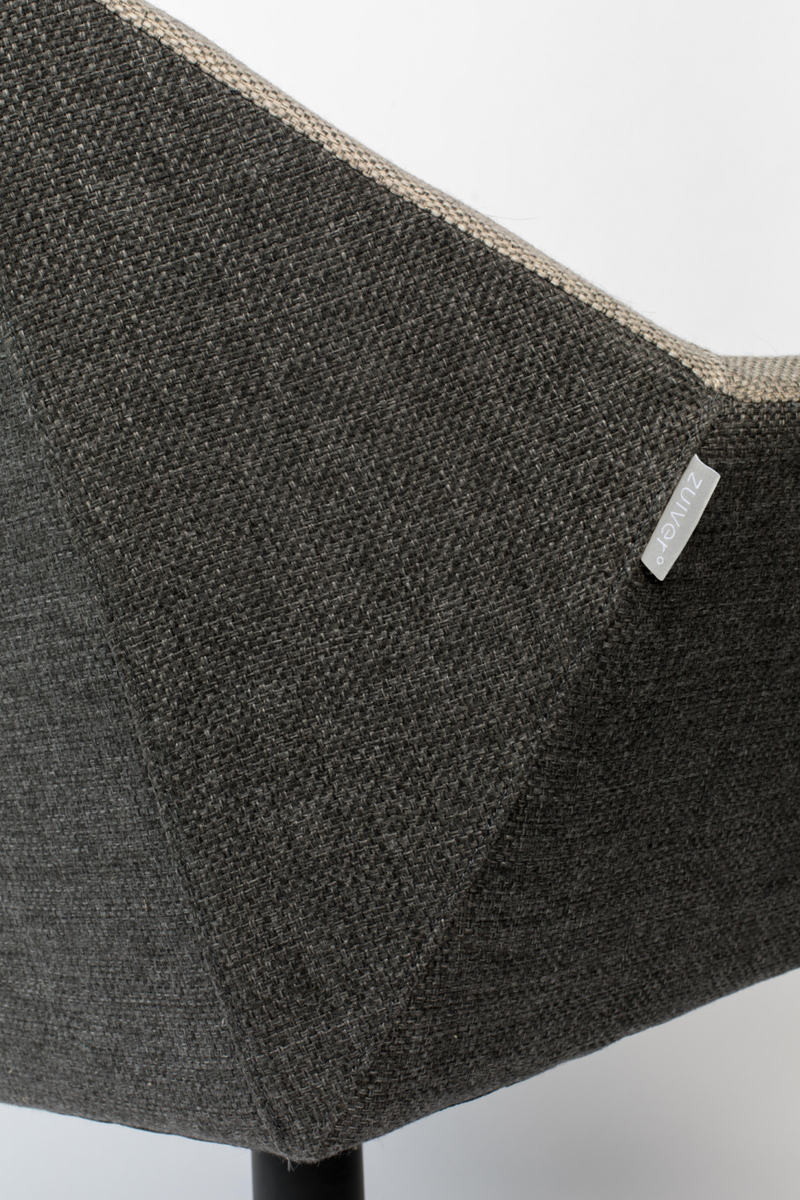 Gray Upholstered Lounge Chair | Zuiver Uncle Jesse | Dutchfurniture.com