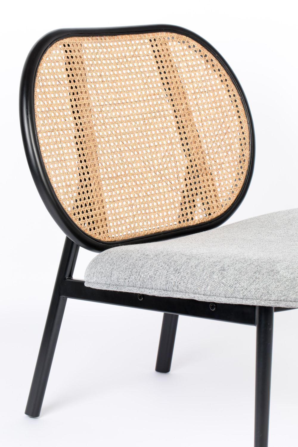 Gray Rattan Lounge Chair | Zuiver Spike | OROA TRADE