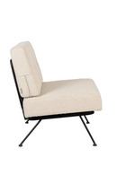 Beige Minimalist Lounge Chair | Zuiver Bowie | Dutchfurniture.com