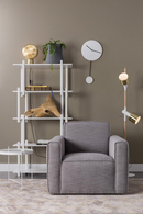 Gray Upholstered Accent Chair | Zuiver Bor | Dutchfurniture.com