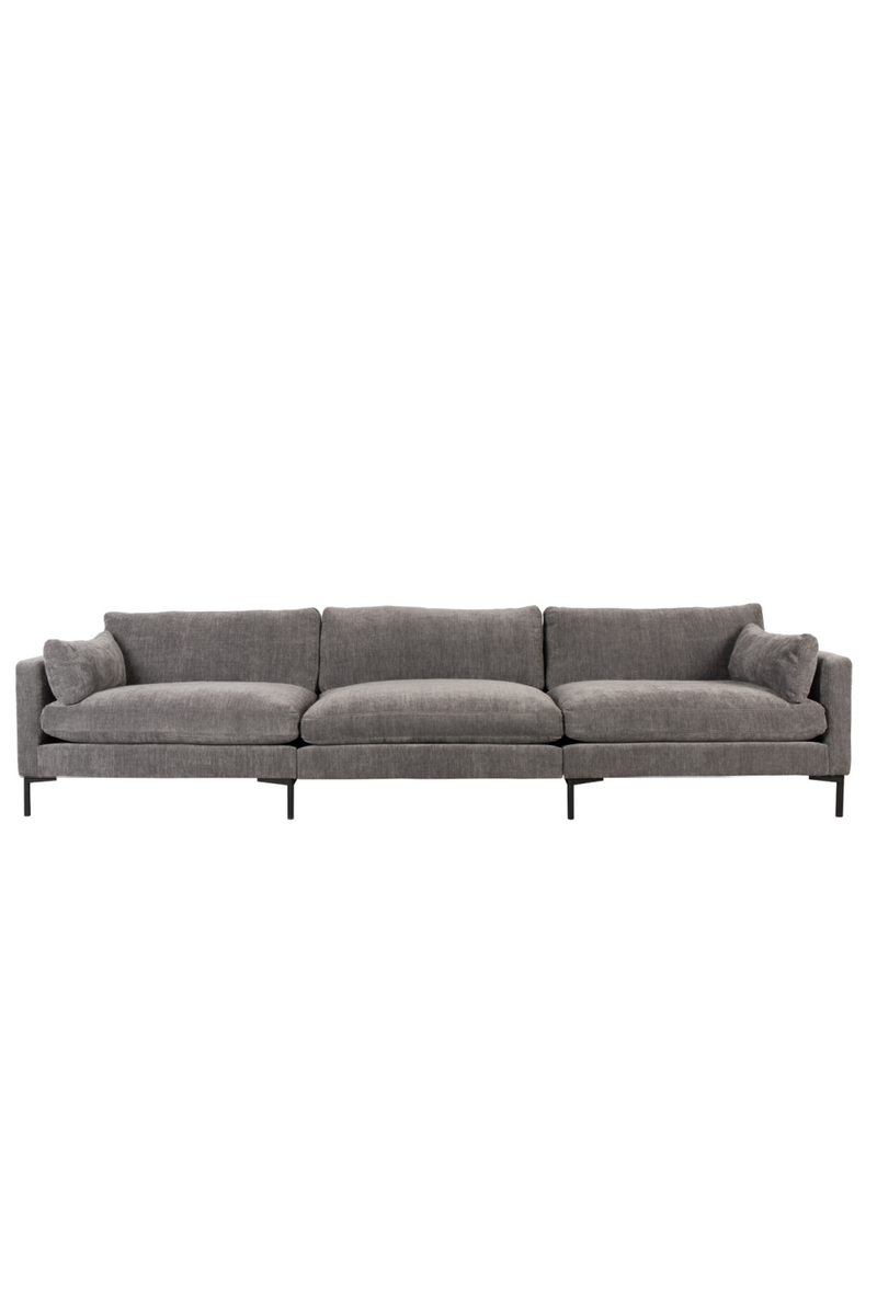 Dark Gray Upholstered 4,5-Seater Sofa | Zuiver Summer | DutchFurniture.com