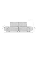 Modern 3-Seater Sofa | Zuiver Hunter | Dutchfurniture.com