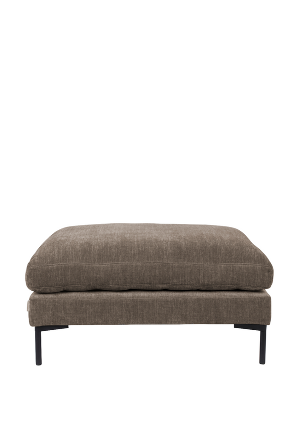 Minimalist Upholstered Hocker | Zuiver Summer | Dutchfurniture.com