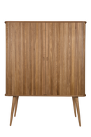 Tambour Sliding Doors Cabinet | Zuiver Barbier  | DutchFurniture.com