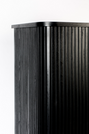 Black Tambour Door Cabinet | Zuiver Barbier | Dutchfurniture.com