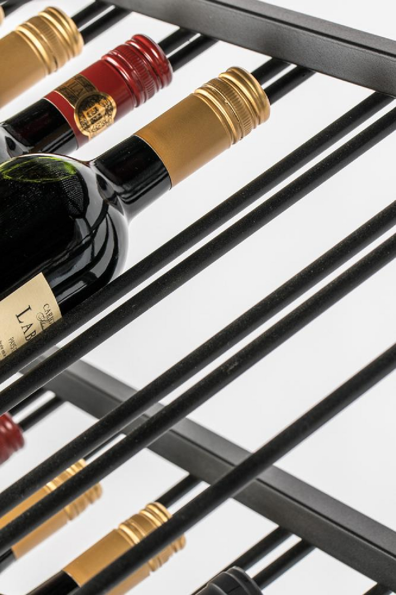 Black Metal Wine Rack | Zuiver Cantor | DutchFurniture.com