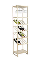 Beige Metal Wine Shelf S | Zuiver Cantor | Dutchfurniture.com