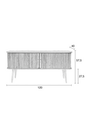 Tambour Sliding Doors Sideboard | Zuiver Barbier | OROA TRADE