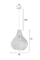 White Drop Pendant Lamp | Zuiver Cable | DutchFurniture.com