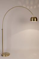 Gold Metal Arched Floor Lamp | Zuiver Bow | DutchFurniture.com