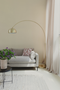 Gold Metal Arched Floor Lamp | Zuiver Bow | DutchFurniture.com