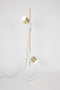 White-Gold Spotlight Floor Lamp | Zuiver Ivy | DutchFurniture.com