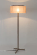 Taupe Drum Shade Floor Lamp | Zuiver Shelby | DutchFurniture.com