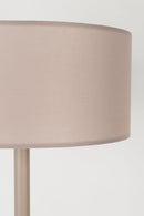Taupe Drum Shade Floor Lamp | Zuiver Shelby | DutchFurniture.com